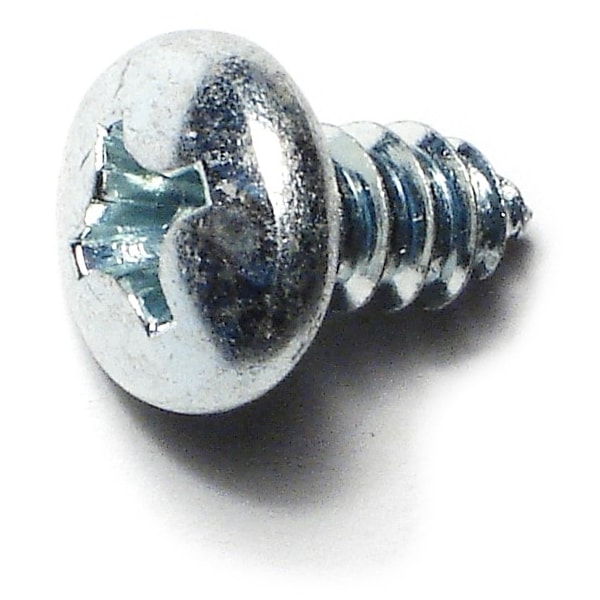 Midwest Fastener Sheet Metal Screw, #14 x 1/2 in, Zinc Plated Steel Pan Head Phillips Drive, 100 PK 50863 - main